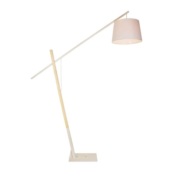 Add a warm aspect to any room with the Bow floor lamp. Perfect for adorning your living room or bedroom.  Available in a matching table lamp.