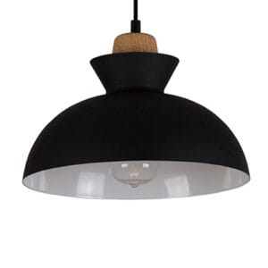 Enhance your interior design with the Charlotte steel and wood Pendant. It's natural materials and minimalist design add a touch of contemporary elegance to any space.
