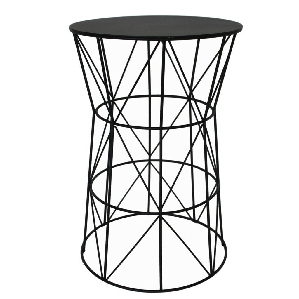 The Diamond Side Table is manufactured from mild steel, welded and powder coated. Makes for a great statement piece in your living room. Available in a matching coffee table. 