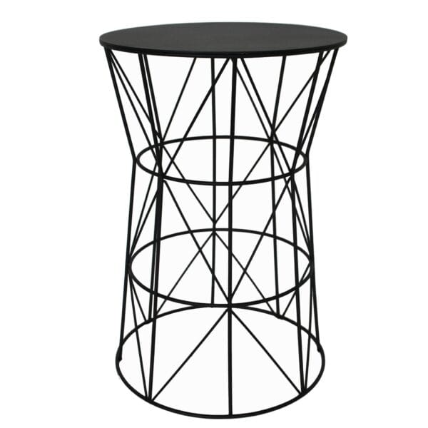 The Diamond Side Table is manufactured from mild steel, welded and powder coated. Makes for a great statement piece in your living room. Available in a matching coffee table.