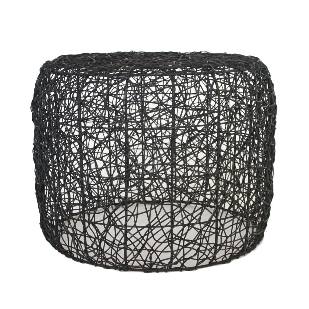 Woven with locally produced high quality 3mm round synthetic cane. It gives the same appearance as natural cane but is long lasting and is considered a green product as it reduces the use of threatened natural cane.