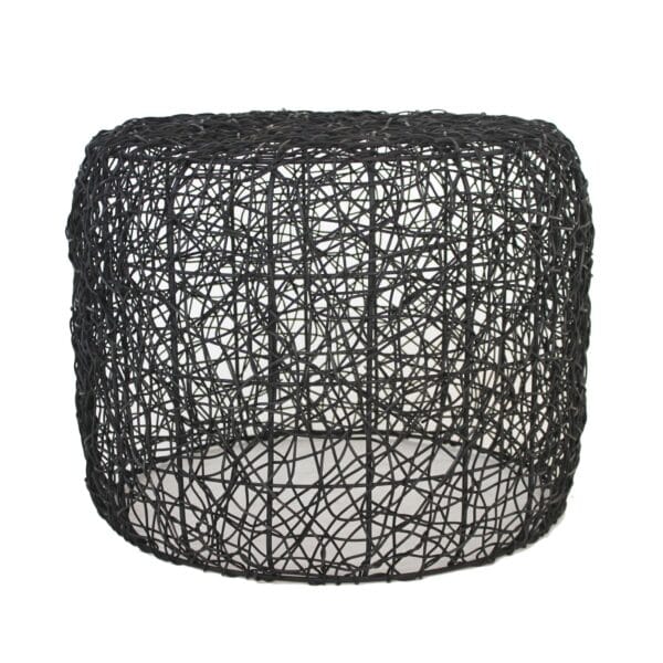 Woven with locally produced high quality 3mm round synthetic cane. It gives the same appearance as natural cane but is long lasting and is considered a green product as it reduces the use of threatened natural cane. 