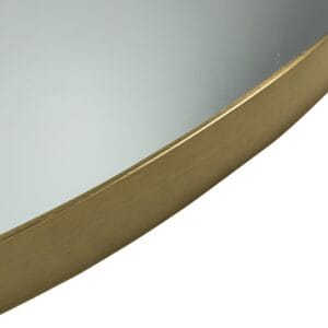 A mirror can be a key player in your home décor scheme. This mirror boasts a stainless-steel frame that makes it more resilient to rust, allowing you to play with reflections and redecorations in your bathroom too. Vertical and horizontal hanging brackets.