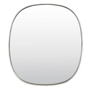 A mirror can be a key player in your home décor scheme. This mirror boasts a stainless-steel frame that makes it more resilient to rust, allowing you to play with reflections and redecorations in your bathroom too. Vertical and horizontal hanging brackets.