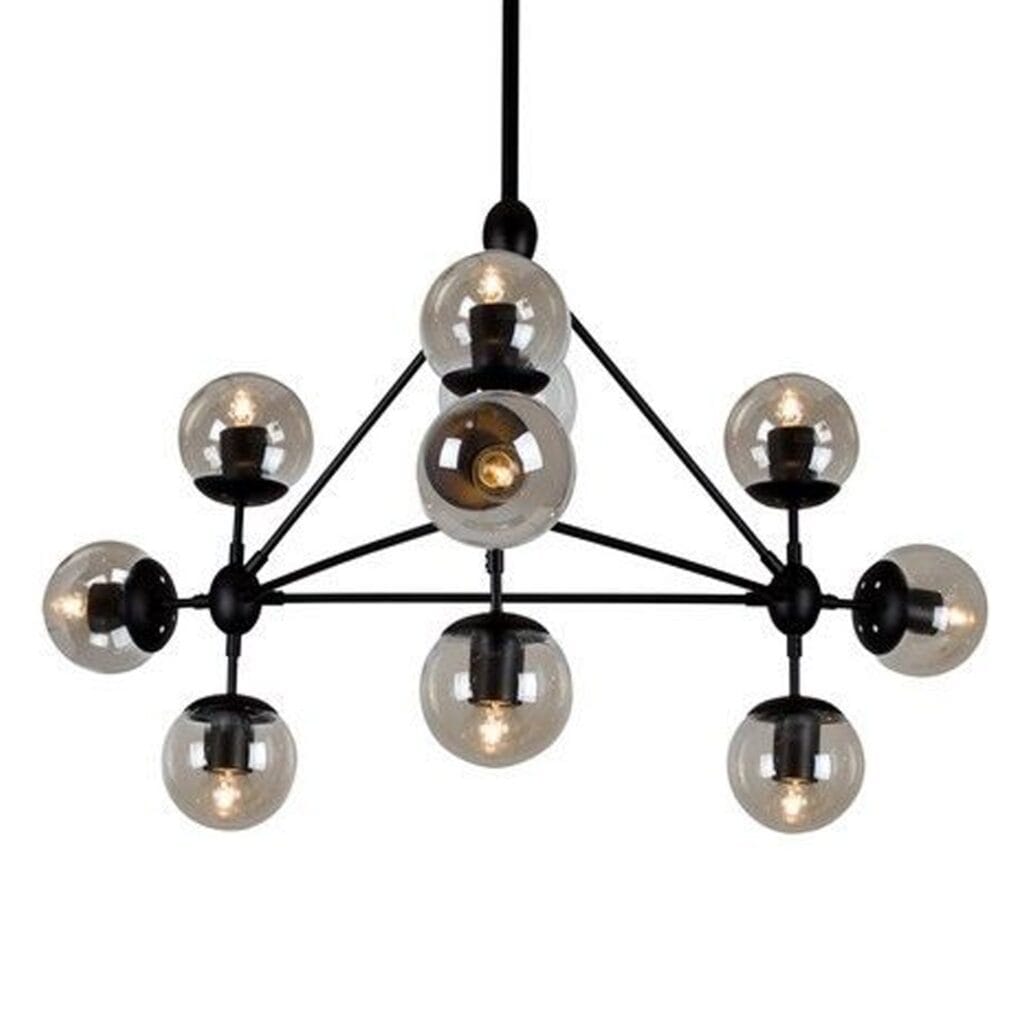 High-quality metal frame for strength and durability with lasting good looks. Versatile functionality with a dramatic design to create an impact in your space. Hang in your entrance, bedroom, kitchen or dining room for practical yet contemporary lighting.