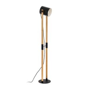 The Hornwood floor lamp in classic black and natural exudes contemporary sophistication and complements a range of interior palettes. Available in a matching table lamp and 3 light pendant options.