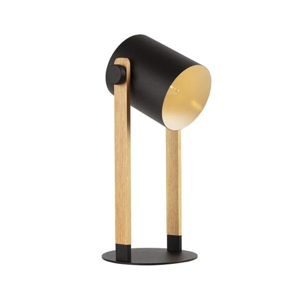 The Hornwood table lamp in classic black and natural exudes contemporary sophistication and complements a range of interior palettes. Available in a matching floor lamp and 3 light pendant options.