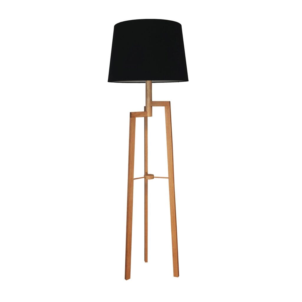 The Jaggered floor lamp was created with the Scandinavian Design principles in mind that less is more. Manufactured from high grade oak unstained to showcase the natural beauty of the timber in its most natural state complete with a white faux linen shade. Making it a practical art piece within your home.
