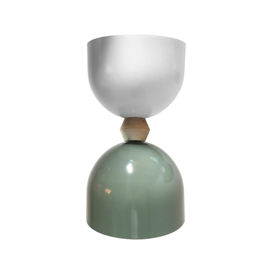 A fun and playful take on traditional lighting for any room of the home. Spun aluminium powder coated in a pop of colour. Aluminium won’t rust and is easy to clean making it an excellent substitute for high-traffic areas