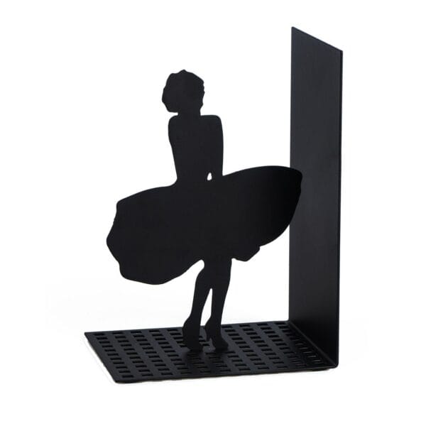 A bookend dedicated to the icon Marilyn Monroe. This metal bookend will make the perfect gift for avid readers and bookworms.