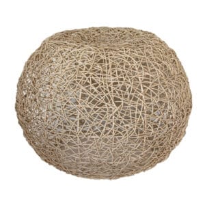 Round Woven Ottoman