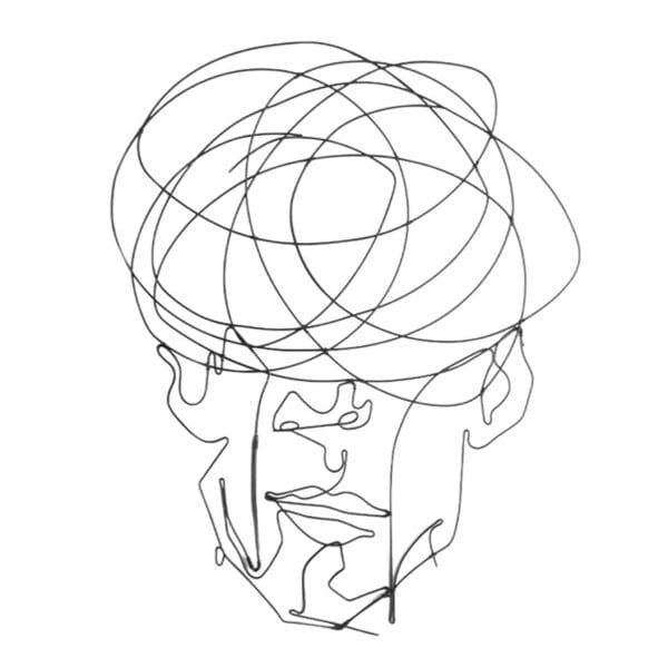 Unquiet: If I can't feel if I can't move if I can't think, and I can't care, then what conceivable point is there of this? A unique translation of line art and emotion, banish those blank walls and give your space an urban edge.