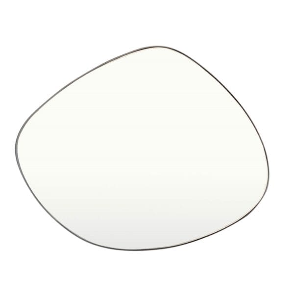 A mirror can be a key player in your home décor scheme. This mirror boasts a stainless-steel frame that makes it more resilient to rust, allowing you to play with reflections and redecorations in your bathroom too. Vertical and horizontal hanging brackets.