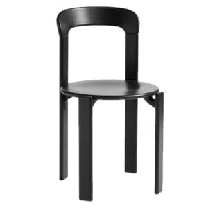 The beautifully rounded shape of the Enzo chair draws interest and compatibility with most dining room settings.