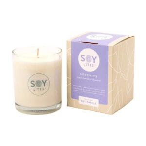 Great for relaxation, with calming benefits while burning, or for general application on the body. Environmentally friendly candle that burns beautifully. The warm oil that forms around the wick when burning is full of Vitamin E and Lecithin and an amazing moisturising and nourishing treatment for your skin