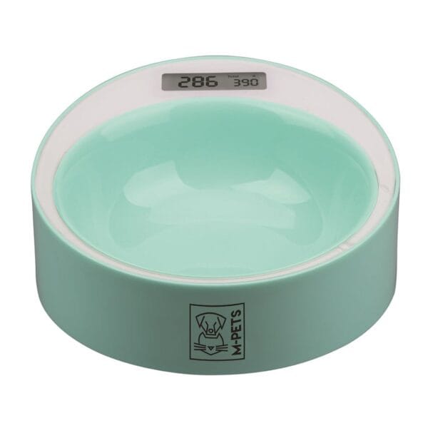 Reduce the risk of overfeeding your dog or cat. This waterproof bowl has a scale making it easy to measure food according to the recommended ratio on the food bag. Wash by hand.