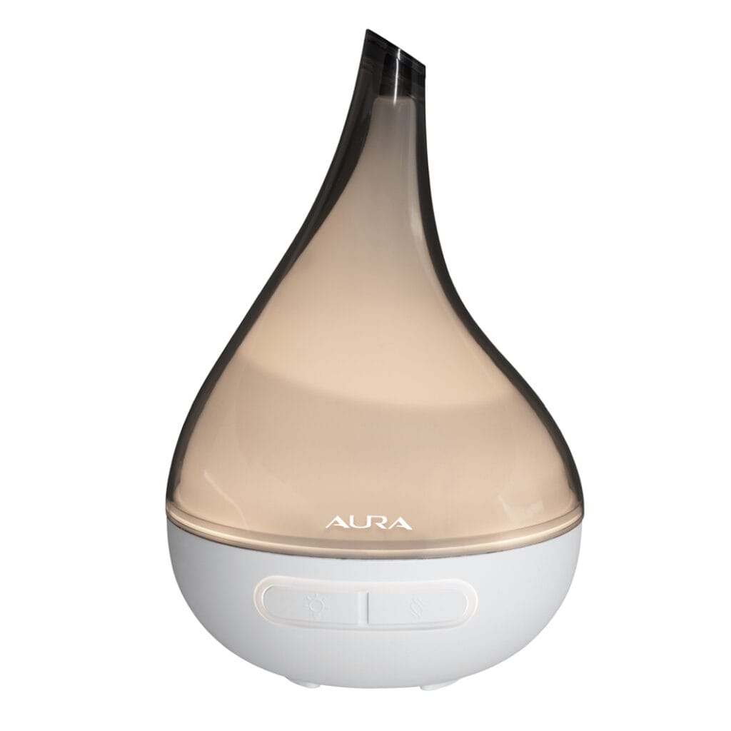 The Tranquility diffuser, where functionality meets design complimenting any modern home. Has the ability to be set to breathing mode - lighting up gradually and slowly fading down, assisting in meditation or therapeutic breathing