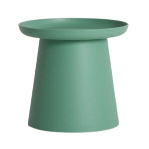 A modern design featuring a smooth round top and a subtly tapered base, perfect for holding your favorite book, a cup of coffee, or a decorative piece. Crafted from durable Polypropylene, the Clover Side Table is both stylish and practical, seamlessly blending form and function for your everyday needs.