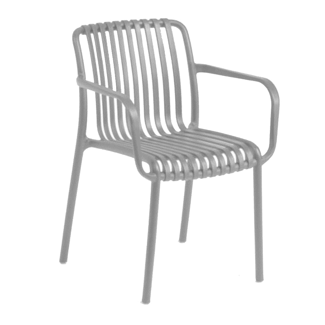 The ergonomic design of the Isabella plastic chair is made from 100% recyclable materials. A versatile, weatherproof design for you to enjoy indoors or out. This UV-resistant piece will keep its colour and couldn’t be easier to maintain. Available in a range of colours to choose from or mix and match.