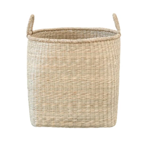 Nile baskets offer a seamless balance of utility and aesthetic appeal, whether you’re organising living room items, storing towels in the bathroom or displaying indoor plants. Crafted from durable seagrass, these high-quality handwoven baskets feature sturdy handles, allowing you to effortlessly rearrange them if it takes your fancy. Available in three sizes.