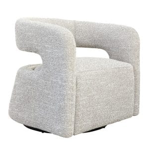 Dolce Vita Swivel Chair in Cumin