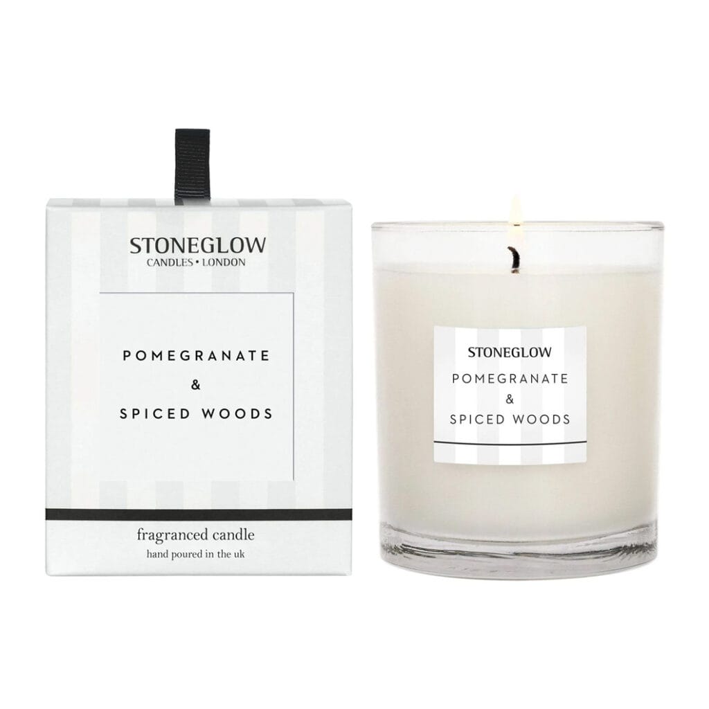 Pomegranate and Spiced Woods Candle