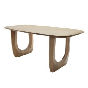 The dark and dashing Archer table exudes warmth and natural elegance. With a solid mango wood construction and smooth finish, it will provide a charming focal point for family gatherings or festive meals. Seats 10 - 12. Minor assembly required.