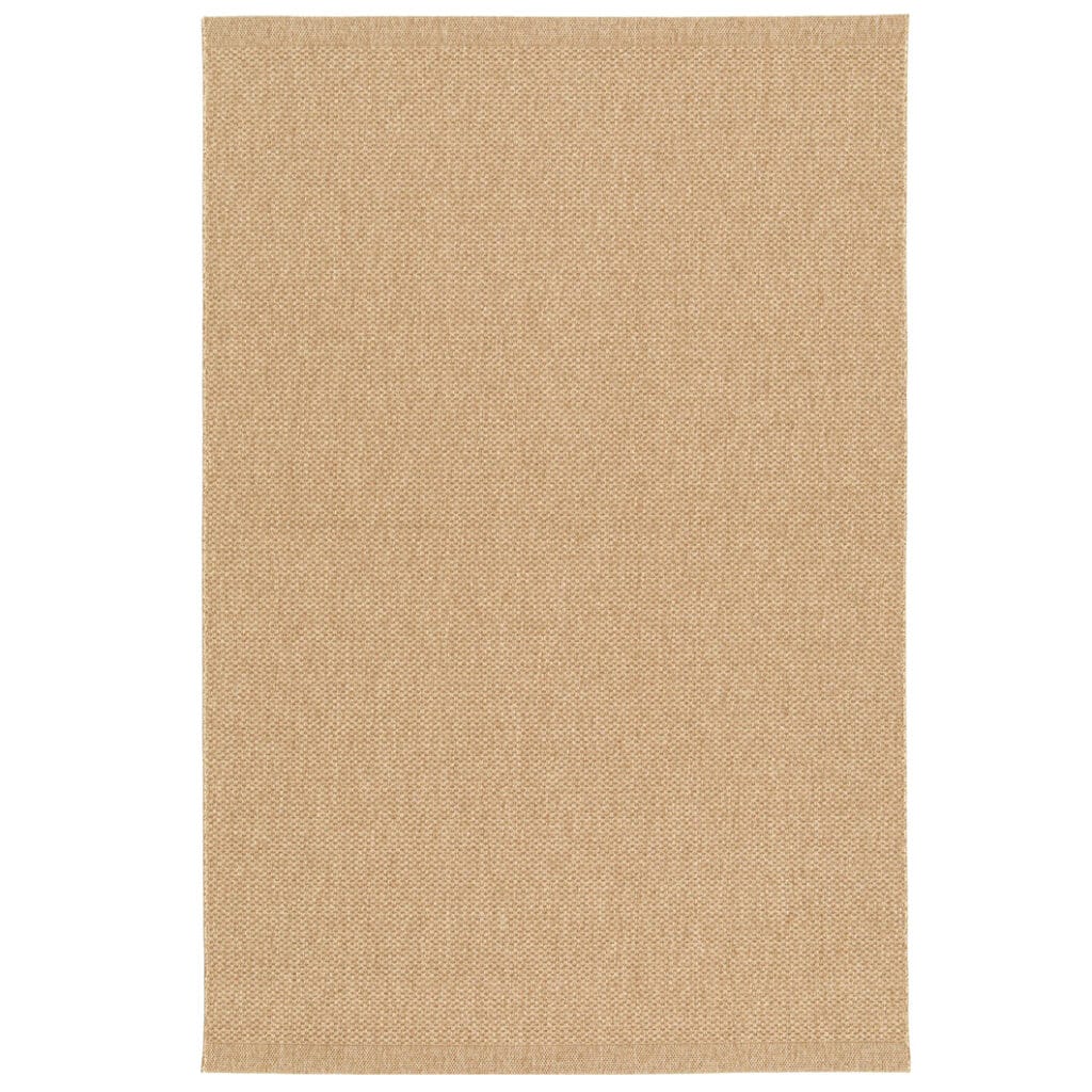 Add warmth and a natural, neutral vibe to any outdoor space by incorporating the Etosha Rug into open-air décor schemes. It has the appearance of natural sisal yet the practicality of easy cleaning and durability thanks to its 100% polypropylene composition, which makes it particularly well-suited for outdoor use. Available in two sizes.