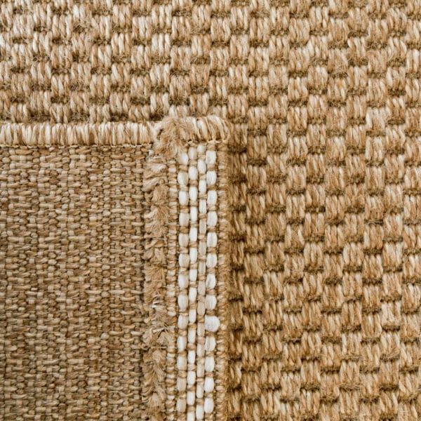 Add warmth and a natural, neutral vibe to any outdoor space by incorporating the Etosha Rug into open-air décor schemes. It has the appearance of natural sisal yet the practicality of easy cleaning and durability thanks to its 100% polypropylene composition, which makes it particularly well-suited for outdoor use. Available in two sizes.