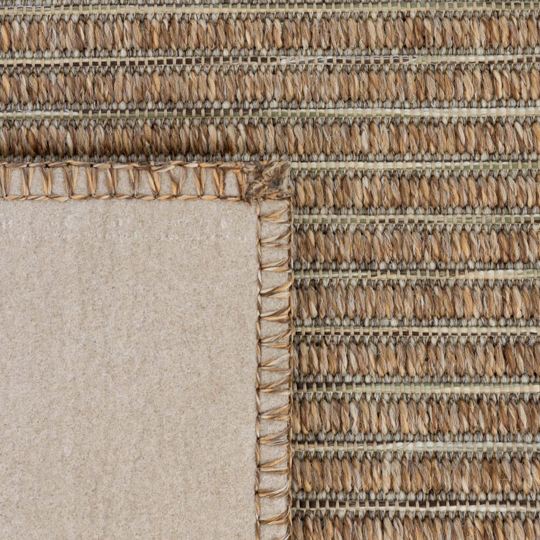 Ground any open-air area with the earthy look and feel of Outskirts rugs and runners with their wheaty tones, luxurious tactility and appearance of natural sisal, these fully outdoor accents enjoy a trend-proof look as well as the softness and weather-resistant properties of 100% polypropylene fibres. Felt backing makes for a fuller, plusher underfoot experience (just be sure to allow your rug a bit of extra time to dry out).