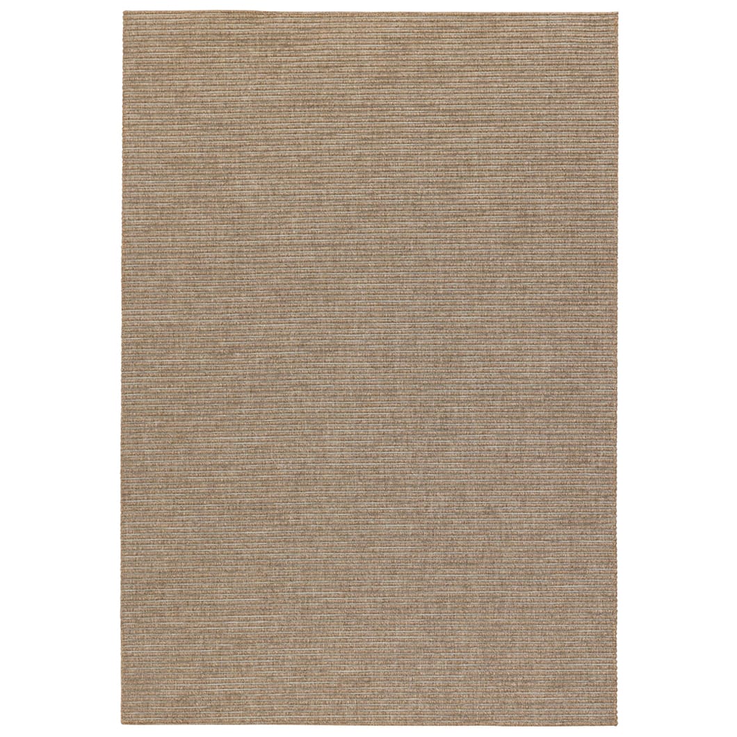 Ground any open-air area with the earthy look and feel of Outskirts rugs and runners with their wheaty tones, luxurious tactility and appearance of natural sisal, these fully outdoor accents enjoy a trend-proof look as well as the softness and weather-resistant properties of 100% polypropylene fibres. Felt backing makes for a fuller, plusher underfoot experience (just be sure to allow your rug a bit of extra time to dry out).