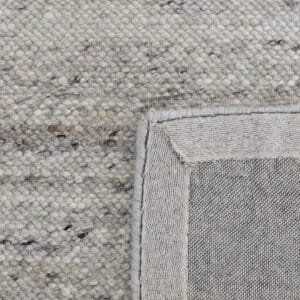 Embrace understated elegance with Harmonise rug, easy-to-style foundational pieces that blend functionality and comfort. Composed primarily of wool and featuring four neutral shades, these rugs will complement any decor scheme, while creating a warm and inviting atmosphere in your home. Handwoven in India for lasting quality and timeless elegance 90% Wool, 10% Cotton.