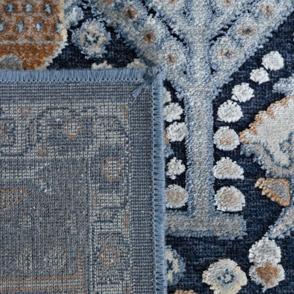 Made in Belgium composing of 90% viscose and strengthened with 10% polyester. Minstrel rugs and runners are the design ingredients you need to add lustre and luxury to living spaces. With their easy-to-integrate colourways and intricately detailed design that will draw the eye, these arresting pieces will uplift a room without dominating a decor scheme. Available in two sizes.