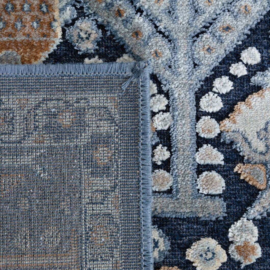 Made in Belgium composing of 90% viscose and strengthened with 10% polyester. Minstrel rugs and runners are the design ingredients you need to add lustre and luxury to living spaces. With their easy-to-integrate colourways and intricately detailed design that will draw the eye, these arresting pieces will uplift a room without dominating a decor scheme. Available in two sizes.