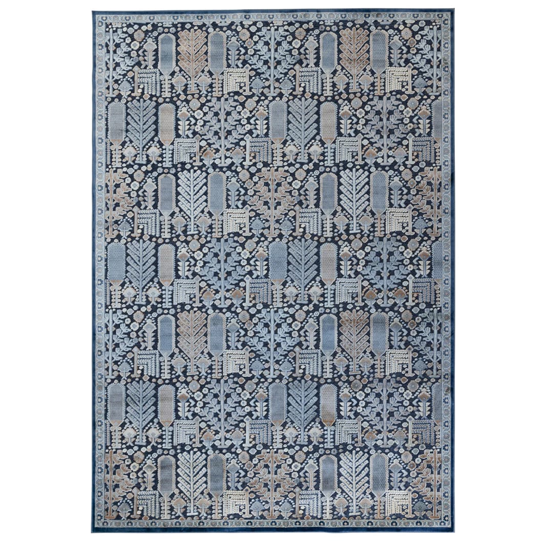 Made in Belgium composing of 90% viscose and strengthened with 10% polyester. Minstrel rugs and runners are the design ingredients you need to add lustre and luxury to living spaces. With their easy-to-integrate colourways and intricately detailed design that will draw the eye, these arresting pieces will uplift a room without dominating a decor scheme. Available in two sizes.