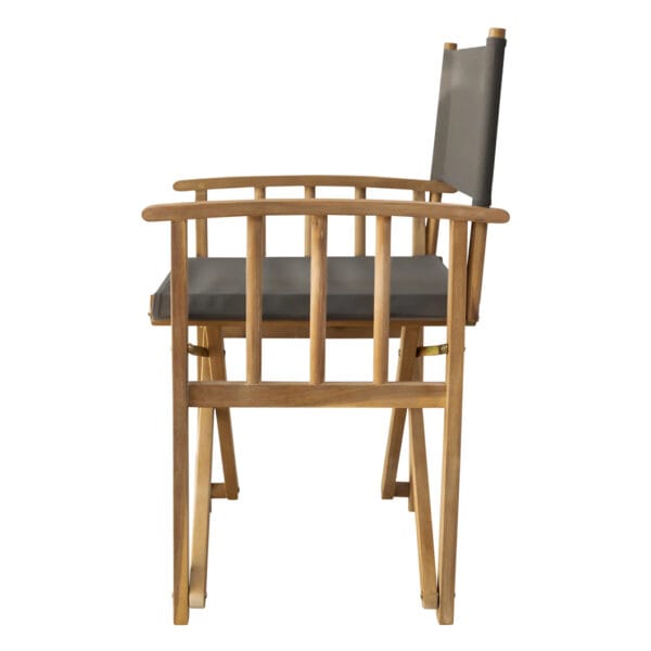 Crafted from durable, weather-resistant acacia wood and 100% olefin sling fabric, the fully outdoor Safari chair is made for long, lazy days in the open air. Its natural wood grain finish gives it rustic charm, while its foldable design makes it easy to set up and store. Available in two colour ways. Minor assembly required.