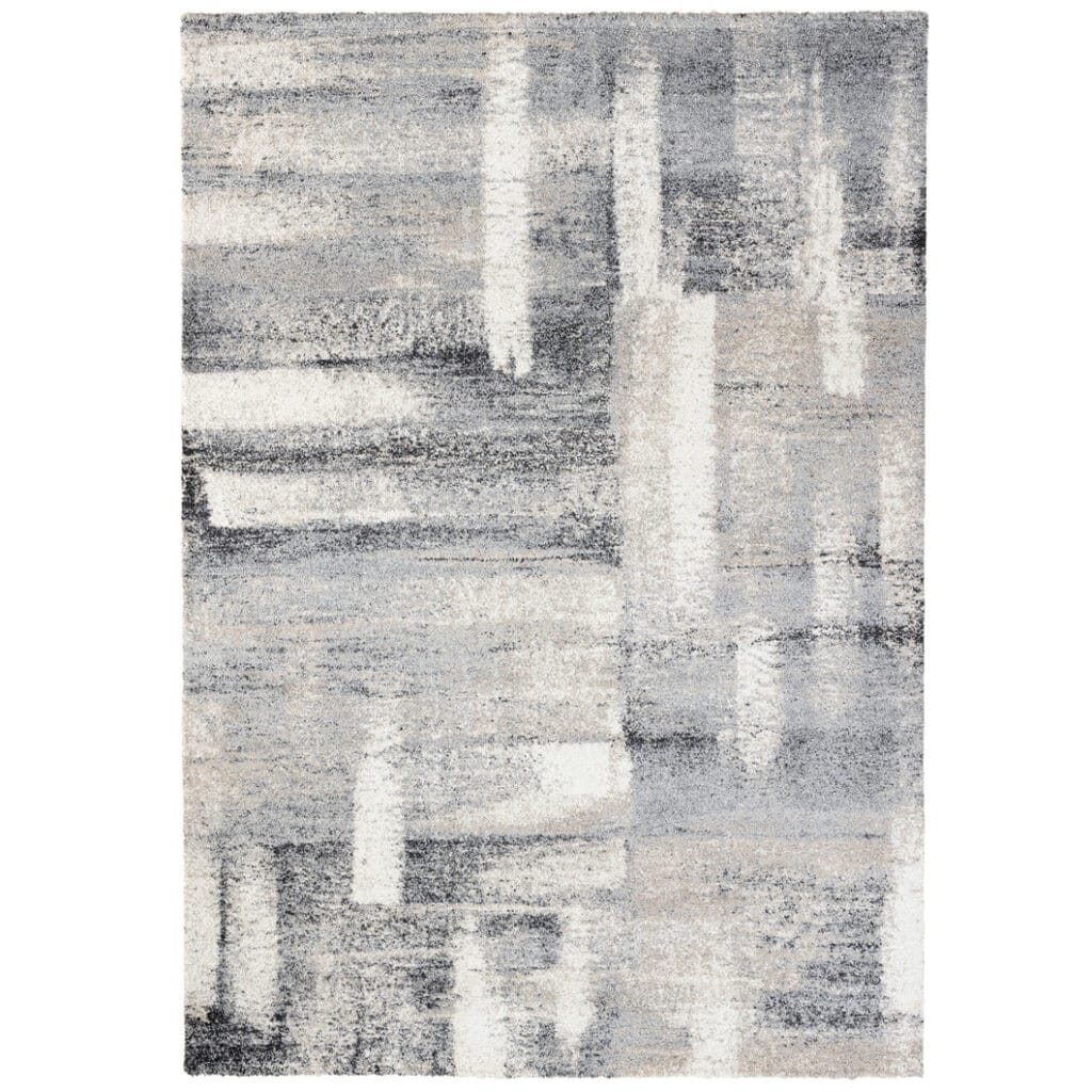 With their shades of grey and gradient-style patterning, the Twilight Rug in Dark Night will bring layers of interest to your home. A shaggy 100% polypropylene pile ensures long-lasting wear, making this rug well suited to high-traffic areas. Offering both aesthetic appeal and practical functionality.