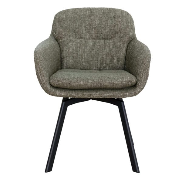 Luxe, textured upholstery and cushioned comfort are what you can expect of the Chloe seating range, which comprises dining chairs, and adjustable counter chairs and office chairs. Upholstered in 100% Polyester fabric, made of steel and features a self-correcting swivel seat. These chairs will bring sturdiness, sophistication and a bit of swivel to tables, kitchen counters or home office spaces. Available in a range of easy-to-style colourways. Minor assembly required.