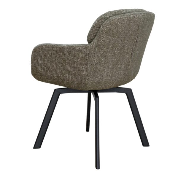 Luxe, textured upholstery and cushioned comfort are what you can expect of the Chloe seating range, which comprises dining chairs, and adjustable counter chairs and office chairs. Upholstered in 100% Polyester fabric, made of steel and features a self-correcting swivel seat. These chairs will bring sturdiness, sophistication and a bit of swivel to tables, kitchen counters or home office spaces. Available in a range of easy-to-style colourways. Minor assembly required.