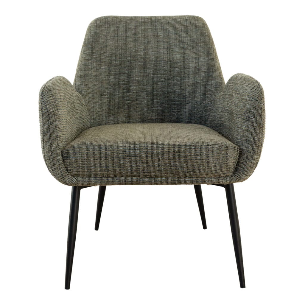 Upholstered with a sumptuous, textured fabric, Margot chairs invite you to savour every moment, whether you're breaking bread at the dining table,