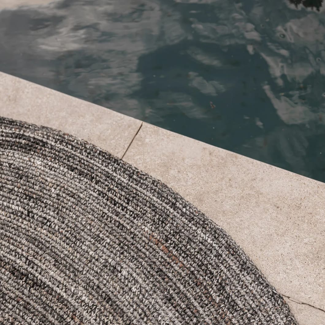 Take the homely atmosphere of your interior into exterior spaces, covered or uncovered, with the fully outdoor collection of Malta rugs. The range includes round and rectangular rugs (including a larger-than-usual 300cm W x 400cm L option) that feature an inviting texture and are made of 100% recycled PET, bringing eco-friendly flair to the floor. Available in three tones that will blend beautifully into natural surroundings.