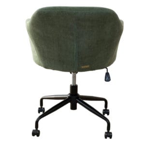 With its adjustable swivel seat, steel legs and padded seat, the comfy and durable Miranda office chair is essential for a productive home office experience. Upholstered with 100% Polyester fabric and available in four shades, the Miranda is the perfect blend of modern style and ergonomic design. Minor assembly required.Â