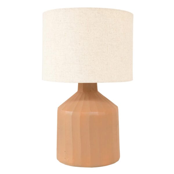 Vector Table Lamp in Terracotta