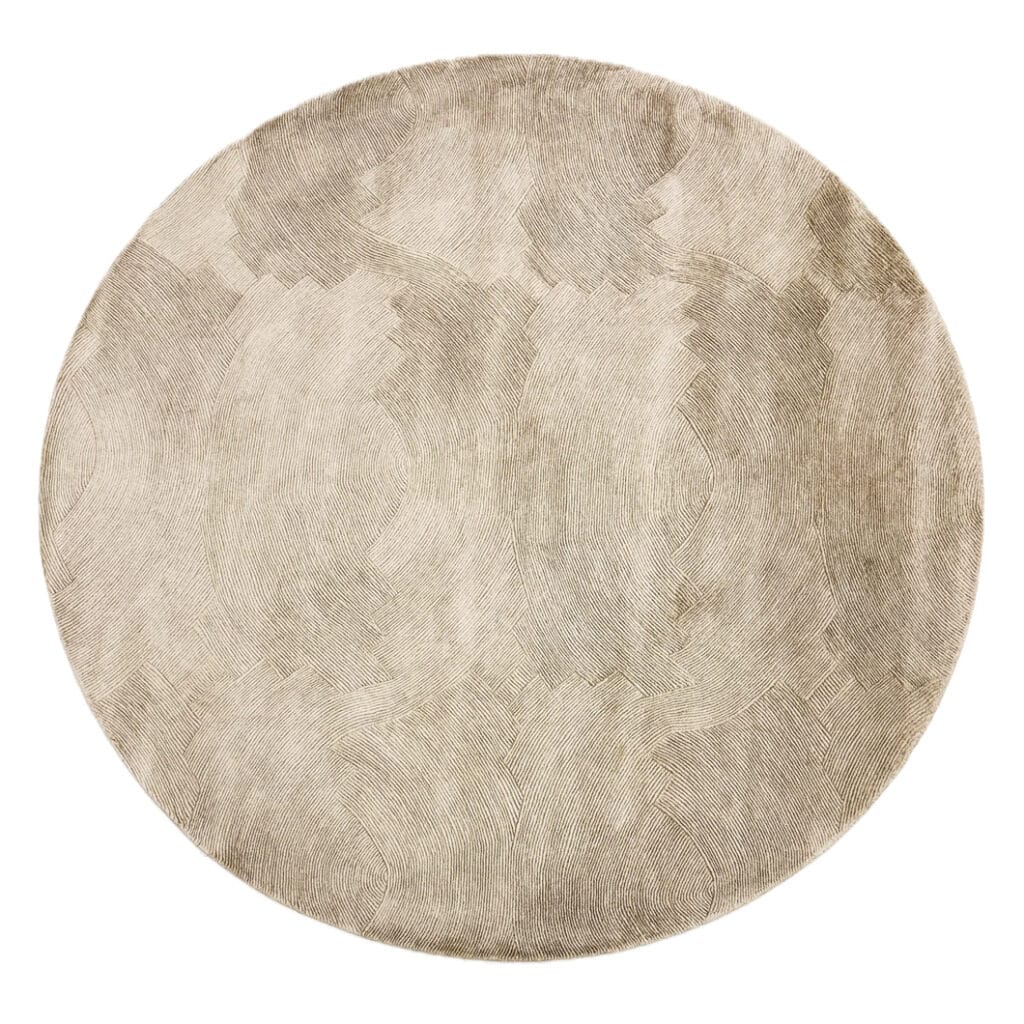 Curvo Rug in Cafe