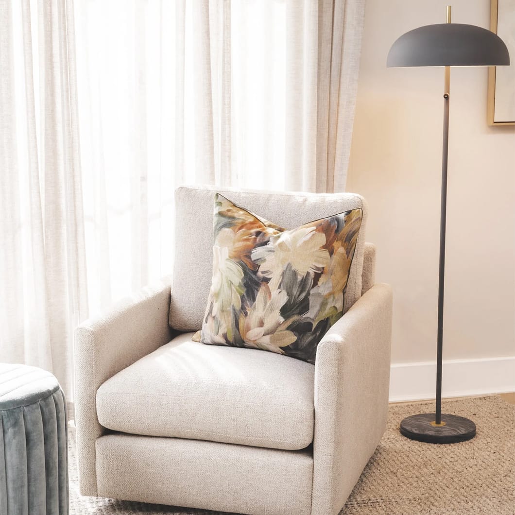 Composed of slim steel supports complemented with luxurious marble detail, Oslo lights offer both versatility and charm. The desk lamps adjustable arm bends and reaches wherever it's needed, adding a functional, stylish element to workspaces, while the floor lamp stands tall casting ambient light, bringing an elegant touch to living areas.