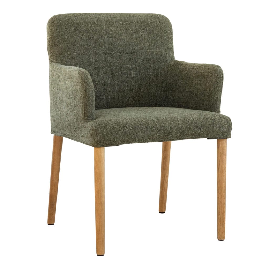 Skye Oak Chair in Moss