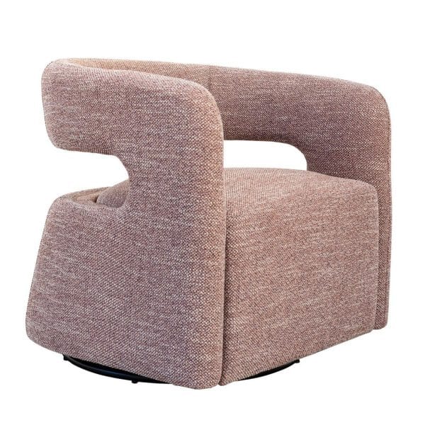 Dolce Vita Swivel Chair in Paprika
