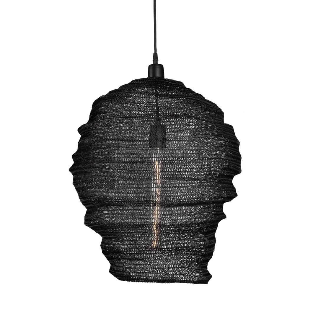 Lampara Mesh Pendant in Matte Black - Image 2