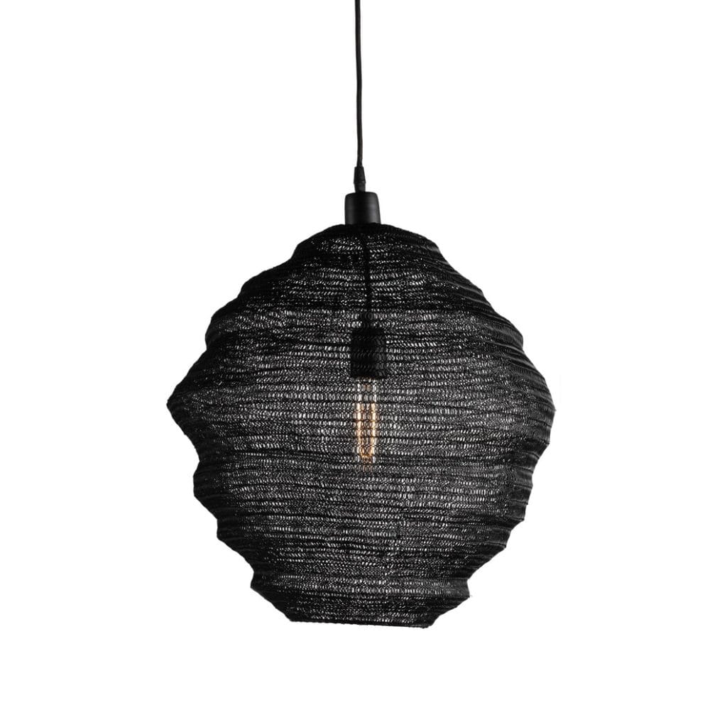 Lampara Mesh Pendant in Matte Black