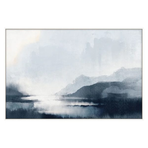 Veiled Waters Wall Art in Blues